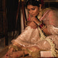 Rajwada Women Beige Organza Saree With Unstitched Blouse