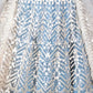 Rajwada Light Blue Net Embroidered Semi-Stitched Lehenga For Women