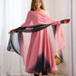 Rajwada Pink & Black Georgette Plain Kurta Set For Women