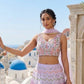 Rajwada Lavender Satin Embellished Lehenga For Women