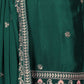 Rajwada Green Chinon Embroidered Kurta Set For Women