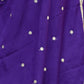 Rajwada Purple Georgette Solid Stitched Kurta Set For Women