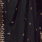 Rajwada Black Chinon Embroidered Stitched Kurta Set For Women