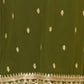 Rajwada Olive green Georgette Embroidered Stitched Kurta Set For Women
