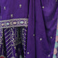 Rajwada Purple Chinon Embroidered Stitched Kurta Set For Women