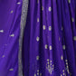 Rajwada Purple Georgette Embroidered Stitched Kurta Set For Women