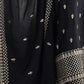 Rajwada Black Chinon Embroidered Kurta Set For Women