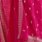 Rajwada Pink Chinon Embroidered Kurta Set For Women