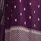 Rajwada Purple Chinon Embroidered Kurta Set For Women