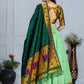 Rajwada Green Silk Blend Embellished Lehenga For Women