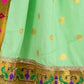 Rajwada Green Silk Blend Embellished Lehenga For Women