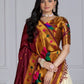 Rajwada Off White Silk Blend Embellished Lehenga For Women