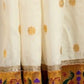 Rajwada Off White Silk Blend Embellished Lehenga For Women