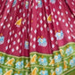 Rajwada Wine Silk Blend Printed Lehenga For Women