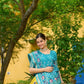Rajwada Yellow Silk Blend Printed Lehenga For Women