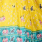 Rajwada Yellow Silk Blend Printed Lehenga For Women