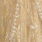 Rajwada Cream Net Embellished Lehenga For Women