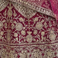 Rajwada Pink Net Embellished Lehenga For Women