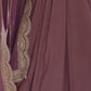 Rajwada Mauve Georgette Plain Kurta Set For Women