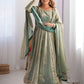 Rajwada Light Green Satin Silk Embroidered Kurta Set For Women