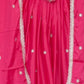 Rajwada Pink Silk Solid Stitched Kurta Set For Women