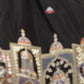 Rajwada Black Silk Blend Embellished Lehenga For Women