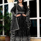 Rajwada Black Silk Solid Stitched Kurta Set For Women