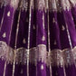 Rajwada Violet Georgette Embellished Lehenga For Women