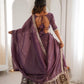 Rajwada Mauve Silk Blend Embellished Lehenga For Women