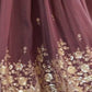 Rajwada Mauve Silk Blend Embellished Lehenga For Women