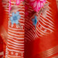Rajwada Orange Silk Blend Embroidered Kurta Set For Women