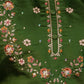 Rajwada Dark Green Silk Blend Embroidered Kurta Set For Women