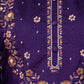 Rajwada Violet Silk Blend Embroidered Kurta Set For Women