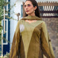 Rajwada Olive Green Silk Blend Printed Kurta Set For Women