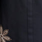 Rajwada Black Cotton Blend Embroidered Co Ord Set For Women