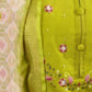 Rajwada Lime Green Silk Blend Embroidered Kurta Set For Women