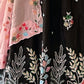 Rajwada Black Chinon Embellished Lehenga For Women
