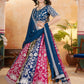 Rajwada Multicolor Georgette Embellished Lehenga For Women