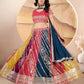 Rajwada Multicolor Georgette Embellished Lehenga For Women