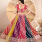 Rajwada Multicolor Georgette Embellished Lehenga For Women