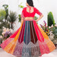 Rajwada Multicolor Georgette Embellished Lehenga For Women