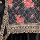 Rajwada Black Silk Blend Embellished Kurta Set For Women