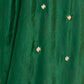 Rajwada Dark Green Silk Blend Embellished Kurta Set For Women