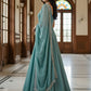 Rajwada Sea Green Satin Embellished Kurta Set For Women