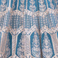 Rajwada Teal Blue Net Embellished Lehenga For Women