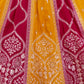 Rajwada Yellow And Dark Pink Silk Blend Embellished Lehenga For Women