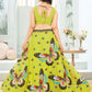 Rajwada Pista Green Georgette Embroidered Lehenga For Women