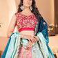 Rajwada Multicolor Chinon Embellished Lehenga For Women
