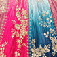 Rajwada Multicolor Chinon Embellished Lehenga For Women
