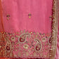 Rajwada Pink Silk Blend Embellished Kurta Set For Women